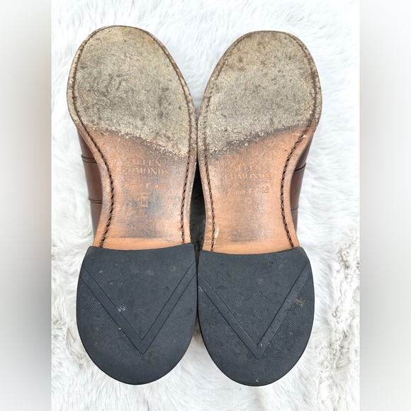 Allen Edmonds Randolph Brown Leather Penny Loafers‎ 10 B